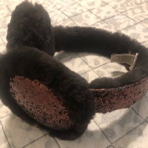 Authentic Ugg earmuffs brown sparkle. Gently used. Worn once or twice.
